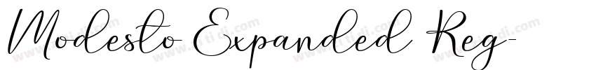 Modesto Expanded Reg字体转换